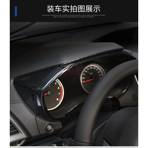 Auto Accessory Dashboard Instrument Panel Screen Frame Cover Trim ABS Fit For Subaru Forester 2019 2020 2021