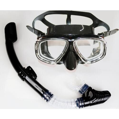 Myopia Snorkeling Full Dry Breathing Tube Submersible Equipment Diving Mask Floating Snorkeling Equipment