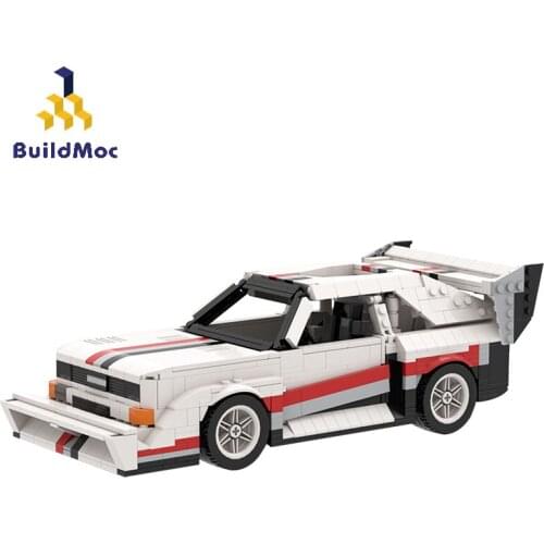 BuildMoc Technical Car Speed Champions City Racers High-Tech Sport Car Building Blocks MOC Supercar Bricks Toys For Children