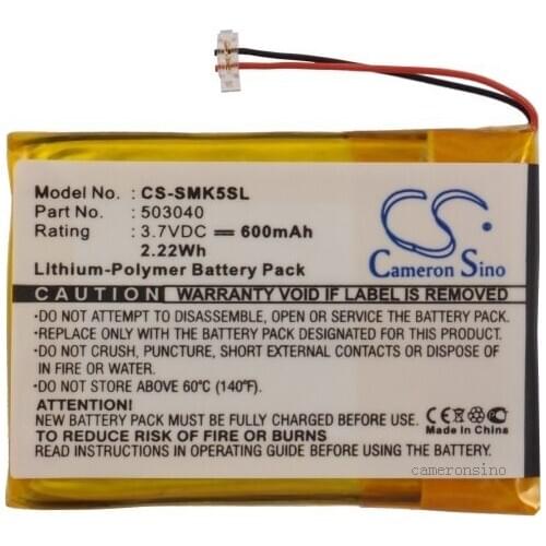 CameronSino for SAMSUNG YP-K5 YP-K5J 503040 battery