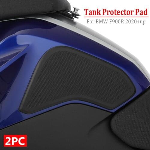 F900R Black Motorcycle Side Fuel Tank Pad For BMW F 900 R F900 R 2020 2021 Tank Pads Protector Stickers Knee Grip Traction Pad