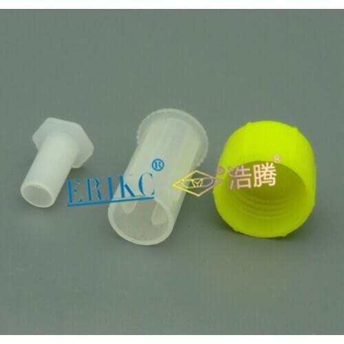 ERIKC New diesel injector spare parts Plastic Prot, Common rail injector protection cap to protect injector