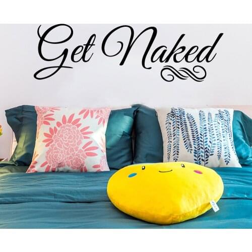 Delicate Get naked Wall Art Decal Decoration Fashion Sticker Living Room Children Room Wall Decoration Murals