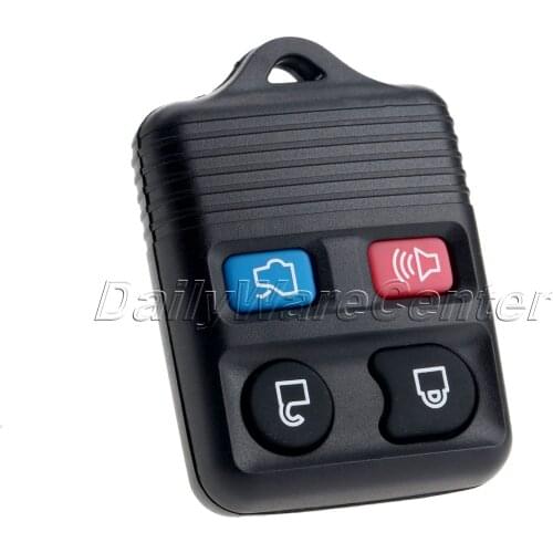 New 4 Button Keyless Entry Remote Control Car Key Shell Case Replacement Key Fob Transmitter Clicker for Ford Explorer Mercury