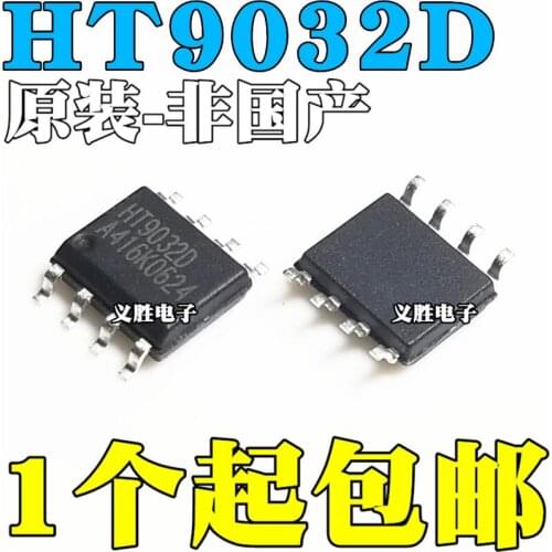 New and original HT9032D SOP8 HT9032 Phone display chip FSK decoding IC Patch caller id chip, calling line identification receiv