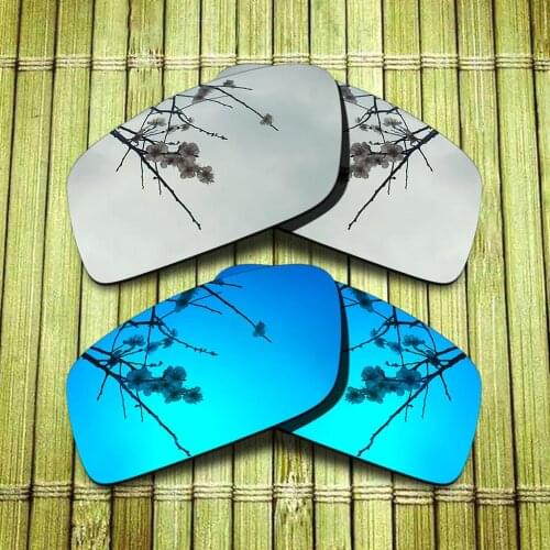 Polarized Replacement Lense For-Oakley Twitch Sunglasses Frame - Chrome & Blue Combine Options