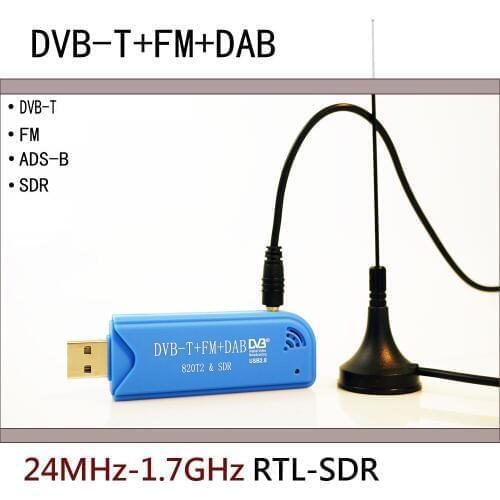 Software Radio RTL2832U+R820T2 RTL-SDR ADS-B DVB-T DAB SDR Receiver