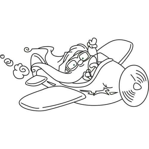 Santa Claus is flying Transparent Silicone Rubber Stamp Sheet Cling Scrapbooking DIY Cute Pattern Photo Album PaperCard Stamp