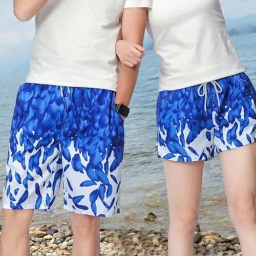 Summer Beach Pants Mens Quick-Drying Seaside Surf Pants Casual Color Fashion Mens Beach Pants Plus Size