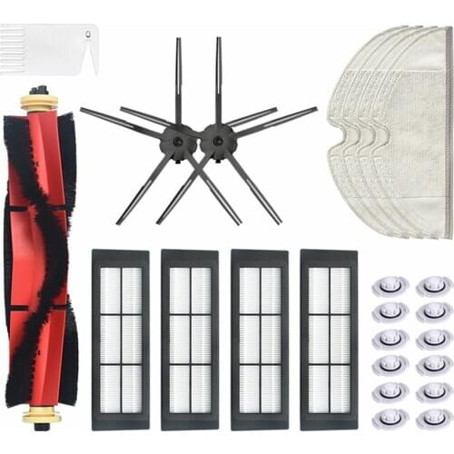 Mop Cloths Main Brush HEPA Filter Side Brush Water Tank Filter for Xiaomi Roborock S5 S50 S55 Vacuum Cleaner Accessories Parts
