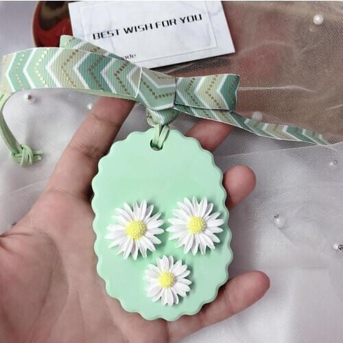 Flower Silicone Molds Plumeria Rose Daisy Chocolate Candy Clay Mold DIY Baking Party Car aromatherapy Molds Cake Decorating Tool