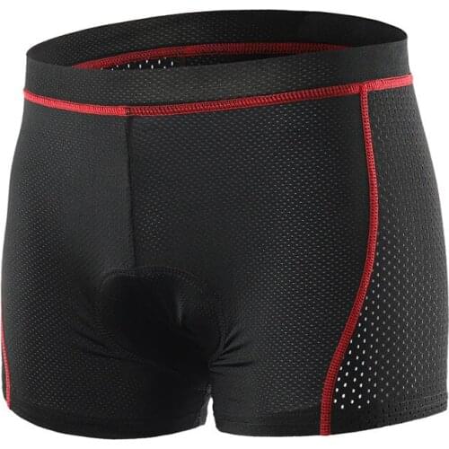 Cycling Briefs Underwear Breathable Quick-drying Thick Silicone Cushion Shorts Bicycle Accessories