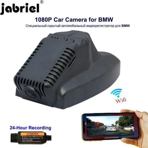 Jabriel 1080P 24 Hour dash camera camera video recorder car dvr dual lens for BMW 1/3/5/X1/X3/X5 f10 f15 f20 f25 f30 f40 f48 g30