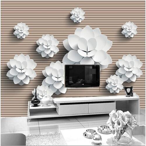 Custom papel DE parede infantil solid white background wall murals for living room TV wall bedroom vinyl which papel DE parede