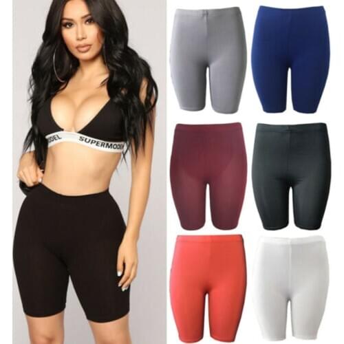 Women Fitness High Waist Shorts Workout Out Leggings Casual Skinny Fitness Sports Gym Running Athletic Push Up Shorts