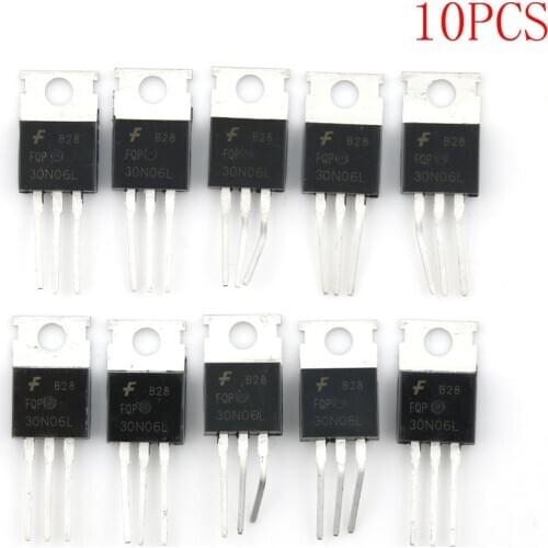 10PCS FQP30N06 FQP30N06L TO-220 30N06 MOSFET 60V N-Channel QFET New Original Fast Delivery