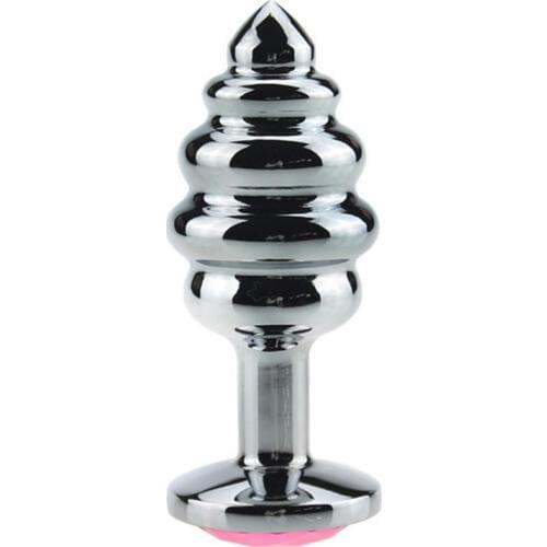90*40mm Spiral Metal Anal Butt Plug Anal Stimulation Butt Toy Sexy Game Large Love Plug Sex Toys for Women Sex Products