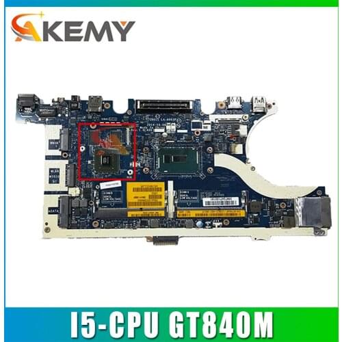 Akemy E7450 Mainboard For DELL Latitude 7450 E7450 Laptop Motherboard ZBU11 LA-A963P With I5-5200U/5300U GT840M