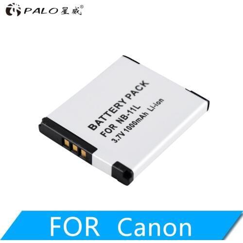 PALO 3.7V 1000mAh NB-11L NB-11LH Battery for Canon PowerShot A2400 A2500 A2600 A3400 A3500 A4000 IS ELPH 320 340 350 HS IXUS 265