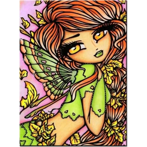 Mermaid Fairy Sea Girl Full Square Round Drill 5D DIY Diamond Painting Cartoon Characters Diamond Mosaic Embroidery B131