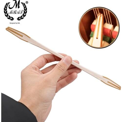 M MBAT Wooden Piano Treble Stick Keyboard Instrument Accessories Maple Tuning Mute Fork Double Ended silencer Music Repair Tools