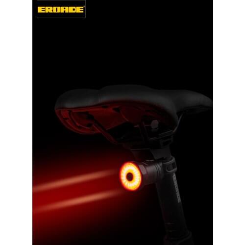 EROADE Bicycle Light Bike Accessories Smart Sensor Brake Flashing Warning For Night Riding Usb Charging Waterproof