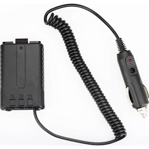 Hot Sale 12V BaoFeng UV-5R Car Charger Battery Eliminator Adapter For Two Way Radio/Walkie Talkie UV 5R/UV-5RE Plus/UV-5RA