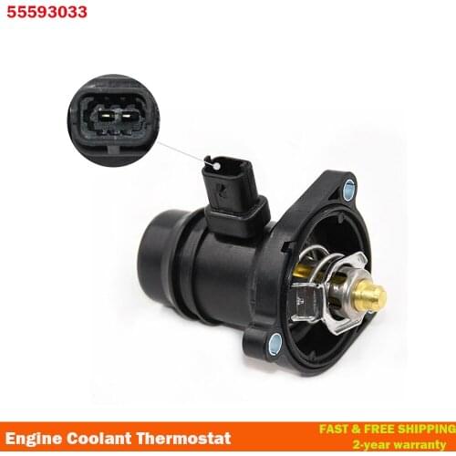 55593033 Engine Coolant Thermostat With Seal For Vauxhall Adam Astra J GTC Corsa E D Corsavan Meriva 2006 2007 2008 2009 2010