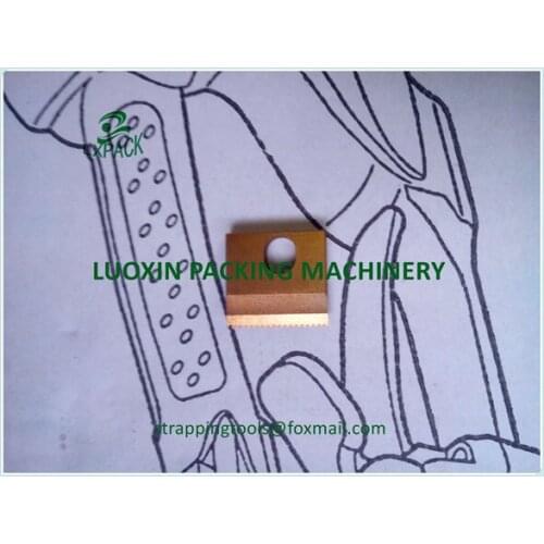 LX-PACK Cover welding Tension cover plate cutter Tooth Plate for Signode, Orgapack, Cyklop and Fromm