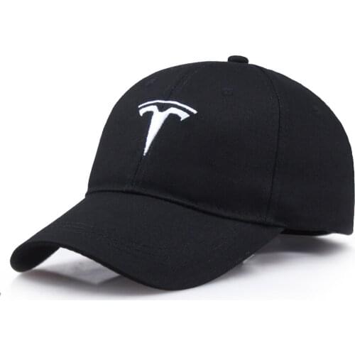 Fashion Embroidery Baseball Cap Car Tesla Logo Racing Cap Men Women Snapback Hat High Quality Cotton F1 Car Fans Cap Trucker Hat