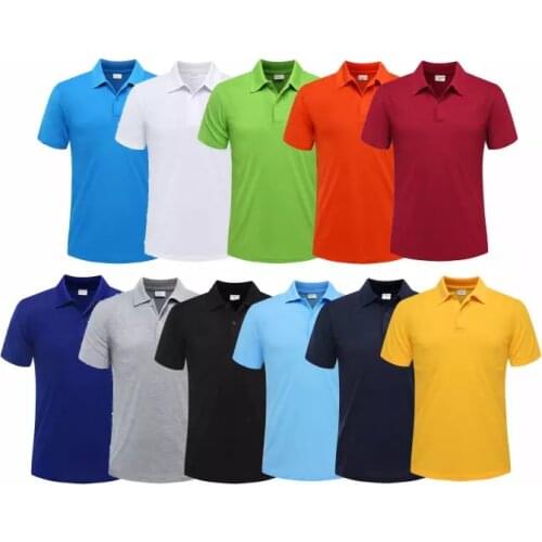 2021 summer casual polo shirt men short sleeve turn down collar slim fit sold color polo shirt for men and women plus size