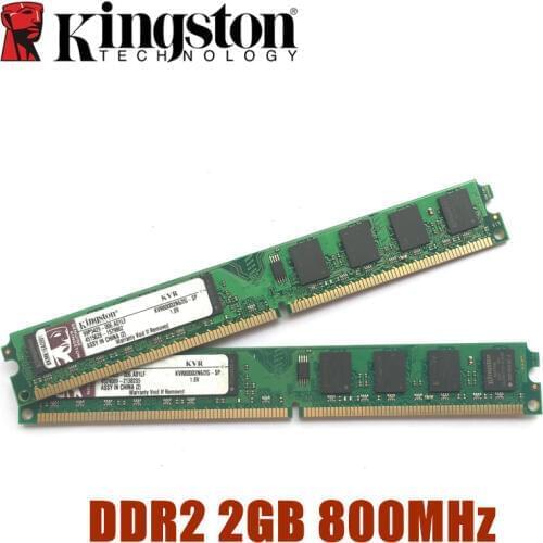 Kingston Desktop memory 2GB 2G 800MHz PC2-6400 DDR2 PC RAM 800 6400 2G 240-pin