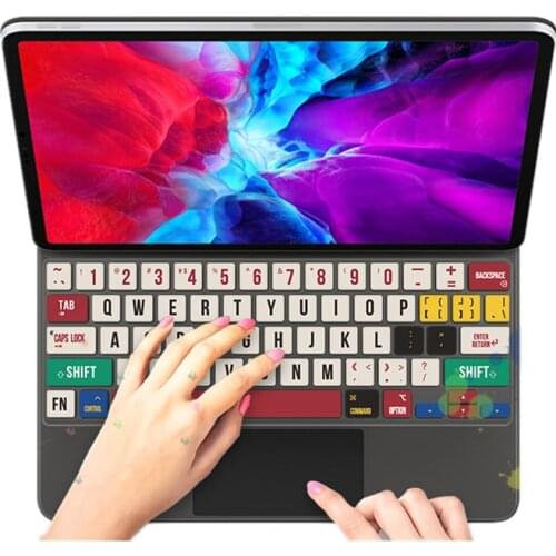 2021 New Cover for Apple ipad Pro Magic Keyboard Film 12.9 inch Tablet Keyboard Protector Dustproof Waterproof Silicone Soft