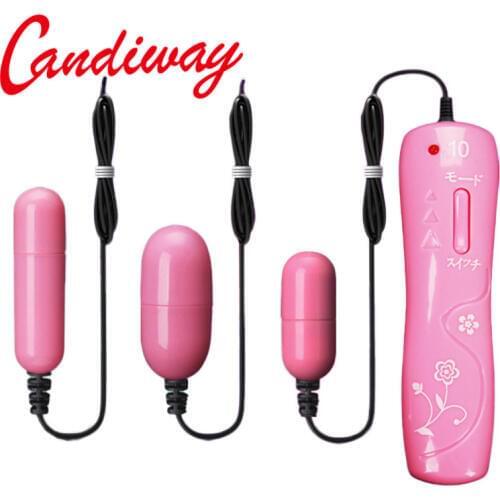 Jump Egg 10speed Vibrator COUPLE LOVER SEX GAME mini Bullet Vibrating Clitoral G Spot Stimulators anal plug sex product toys