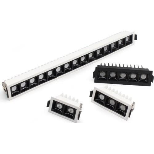 3W 6W 10W 20W 30W 40W Dimmable LED Downlight Spot Light Line Light Bar Creative Linear Long Strip Living Room Corridor Recessed
