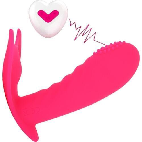 Going Out Wearable Invisible Dildo Vibrator Wireless Remote Wear Clitoris Stimulator G Spot Vibrator Masturbator for Women Sex