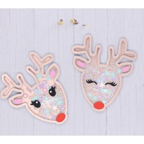 ZFPARTY Reindeer Shaker Metal Cutting Dies Scrapbook Paper Craft Decoration dies scrapbooking
