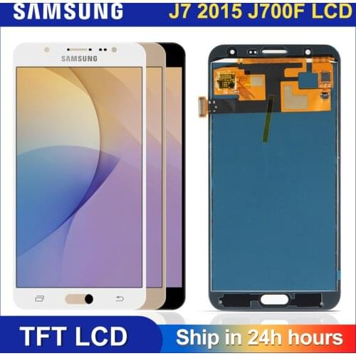 J700f LCD Display For Samsung Galaxy J7 2015 J700 J700M J700H J700FN DS Touch Screen Digitizer Assembly