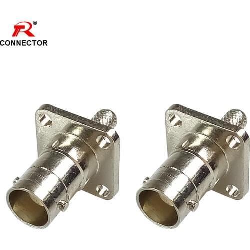 1pc BNC FEMALE CLAMP PANEL MOUNT CONNECTOR RG58 RG59 RG6 Options