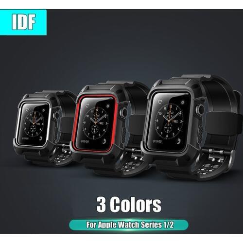 38-42mm For Apple Smart Watch Wrist Band Genuine Befender Rubber Watch Staps For Apple Watch Seriesr 1 2 3 iWatch Watchbands