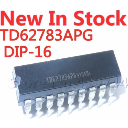 5PCS/LOT TD62783APG TD62783AP TD62783 DIP-18 8-channel high voltage source driver LED indicator driver In Stock NEW original IC