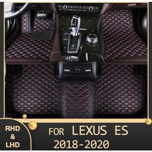 MIDOON Car floor mats for LEXUS ES series 200 300h 260 2018 2019 2020 Custom auto foot Pads automobile carpet cover