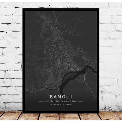 Bangui Central African Re Poster