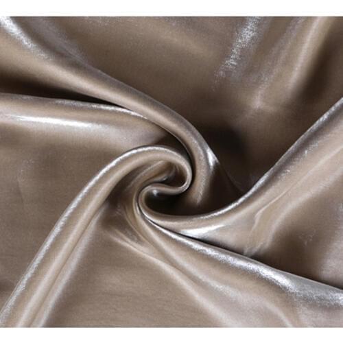CF463 1meter Solid Discolor Khaki Tencel Cotton Fabric Imported Coloured Glaze Yarn-dyed Silk Linen Satin Fashion Garment Fabric