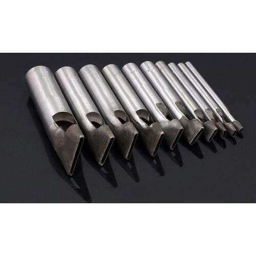 Width 2mmDIY leather punching punch tool oval waist punch flat mouth punch rounded corner word punch