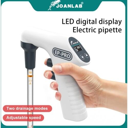 JOANLAB Electric Pipette Controller Large Volume Automatic Pipette Laboratory Equipment Electronic Pipette Pump 110v To 220v