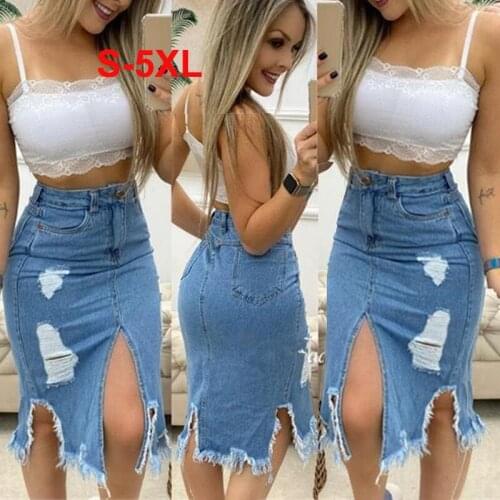 Джинсовые юбки-карандаши Fonyoomaui China At AliExpress