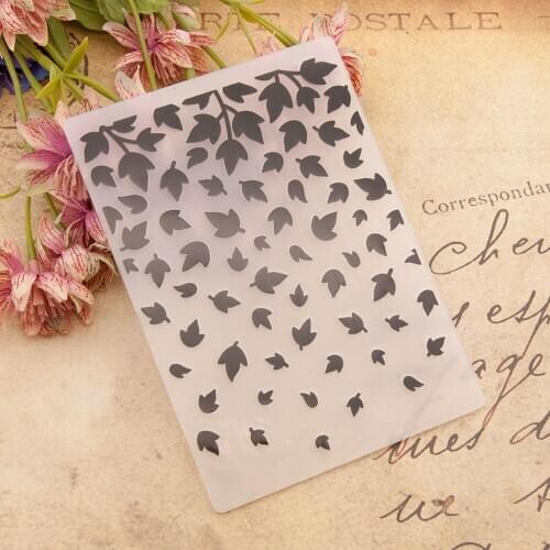 YPP CRAFT Leaves Plastic Embossing Folders for DIY Scrapbooking Paper Craft/Card Making Decoration Supplies