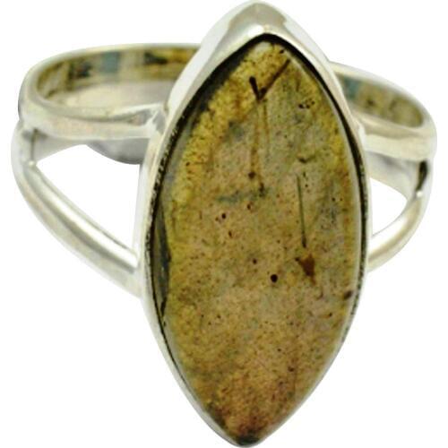 Lovegem Genuine Labradorite 925 Sterling Silver,Size :8.5, AR3375