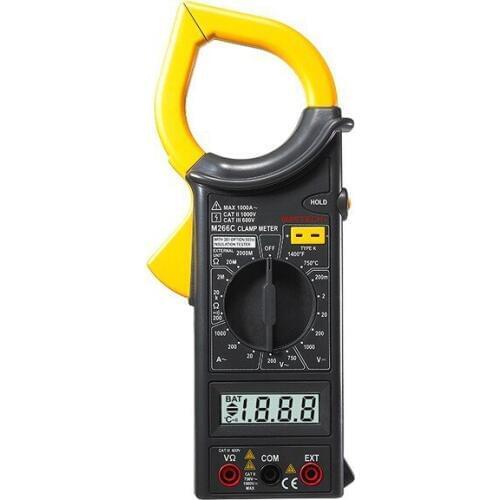 MASTECH M266C Multimetro Digital AC Clamp Meter DC Voltage Resistance Tester Detector with Diode